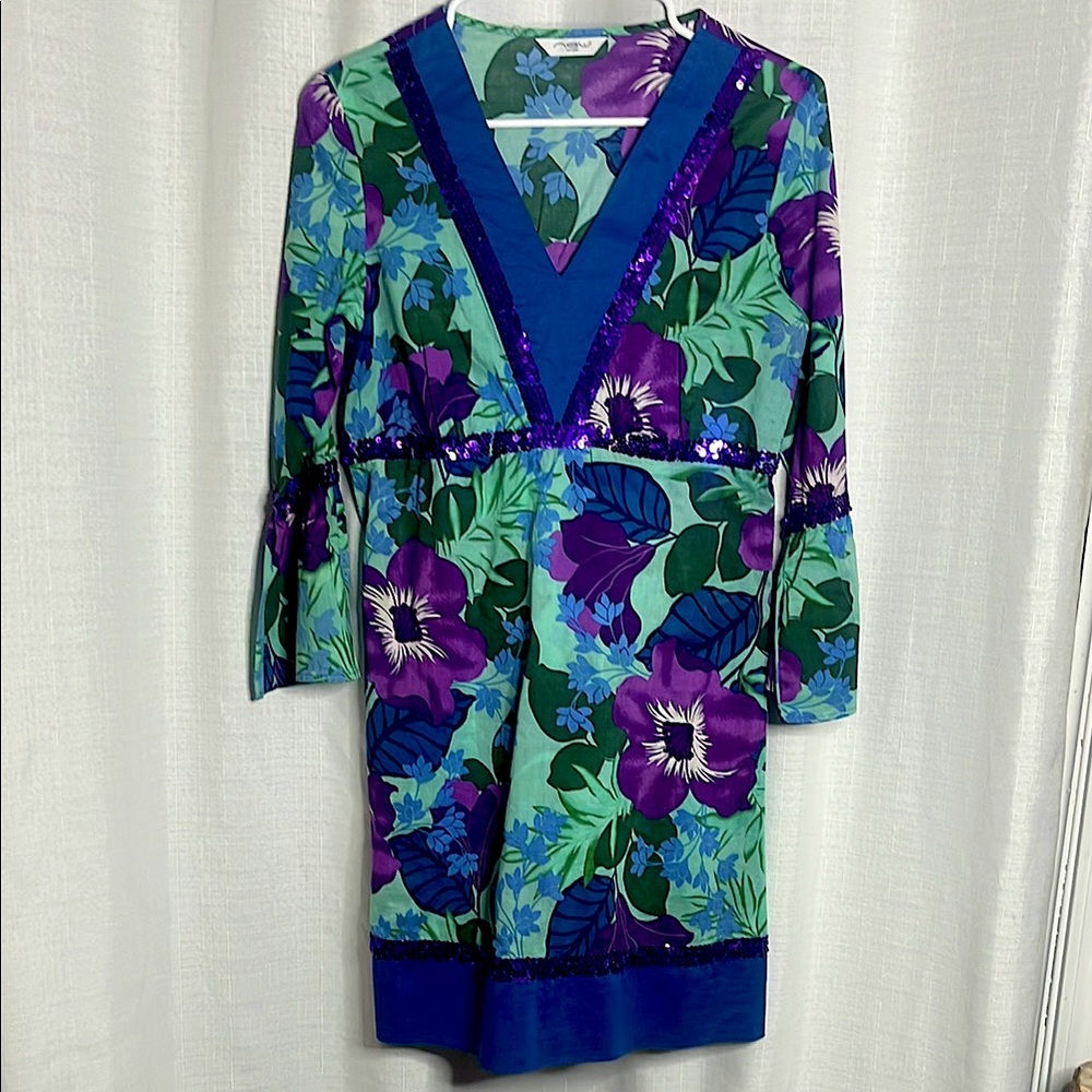 NEW LOOK | y2k floral sequin dress